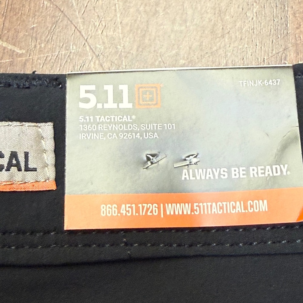 New 5.11 Tactical Apex Shorts Mens 34 Black Flex-Tac Cargo Utility Ripstop 73327 - Picture 4 of 10
